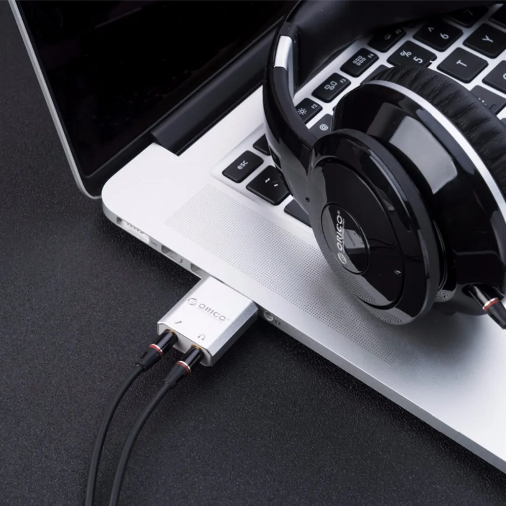ORICO внешний USB разъем для звуковой карты 3 5 мм мини кабель адаптер стерео микрофон