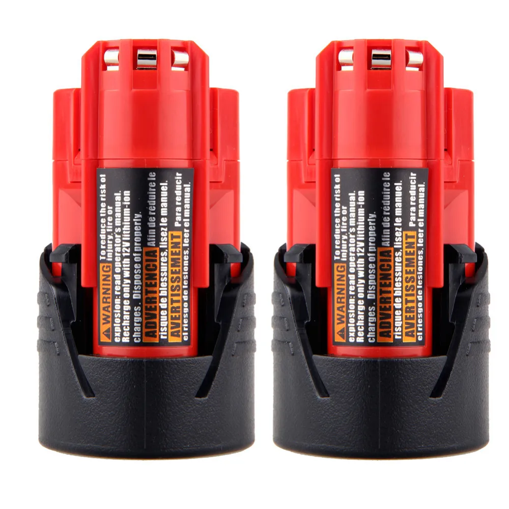 Сменный литий ионный аккумулятор для электроинструмента Milwaukee M12 C12 BX B 48 11 2402 2401 2