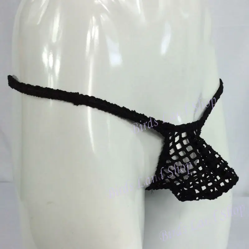 Пикантные мужские стринги нижнее белье черная большая сетка g4039|mens thong underwear|sexy man