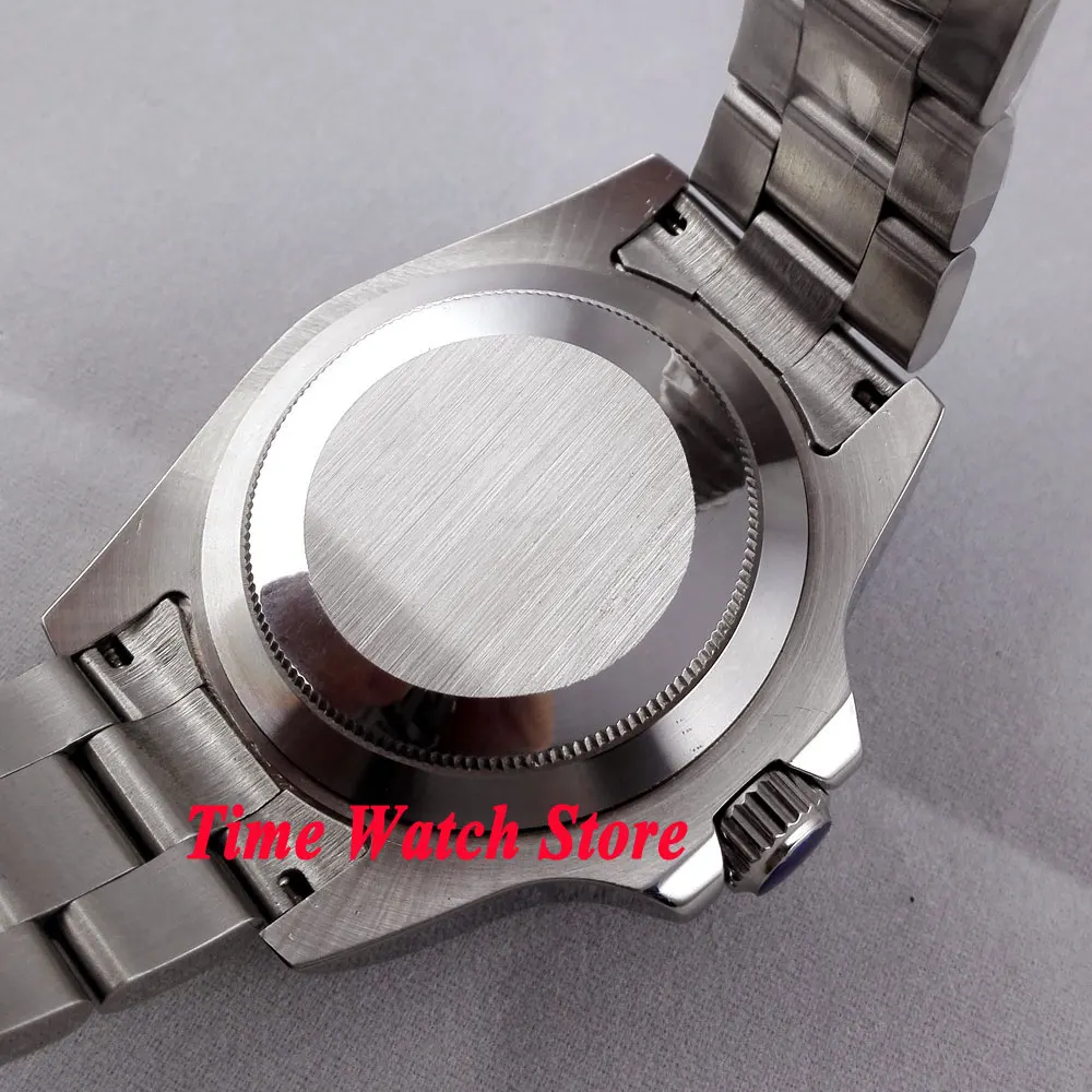 43 мм белая керамическая рамка строительный чехол с браслетом Miyota 8215 Mingzhu 3804 ETA 2836