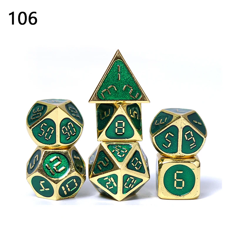 Chengshuo rpg кости Металлические dnd набор многогранных подземелья и дракона настольная игра цинковый сплав доступны в нескольких цветах d20 10 8 12