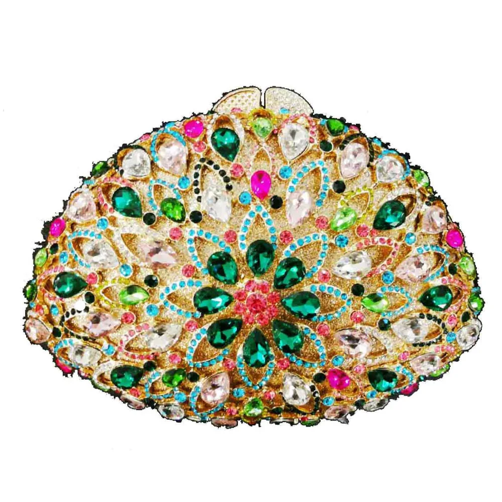Модные Роскошные дамские сумочки эллипса Boutique красочного цвета с рисунком Рейна