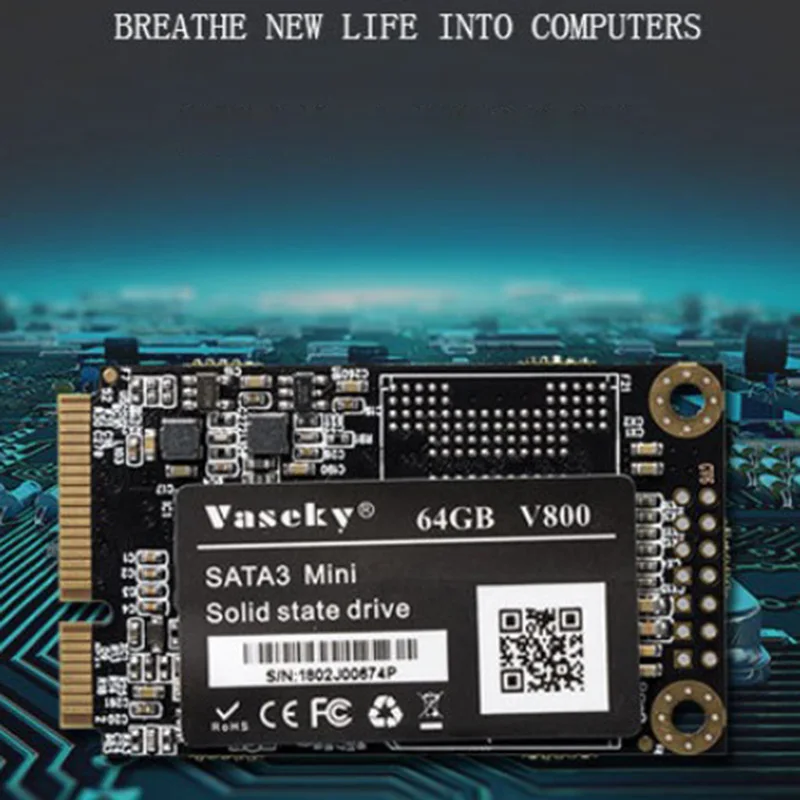 Vaseky Msata SSD 120 ГБ 240 1 8 дюйма Внутренний твердотельный накопитель ноутбук компьютер