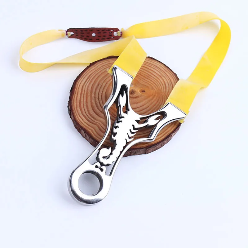 Рогатка из нержавеющей стали с 3 плоскими резинками для стрельбы лука | Лук и