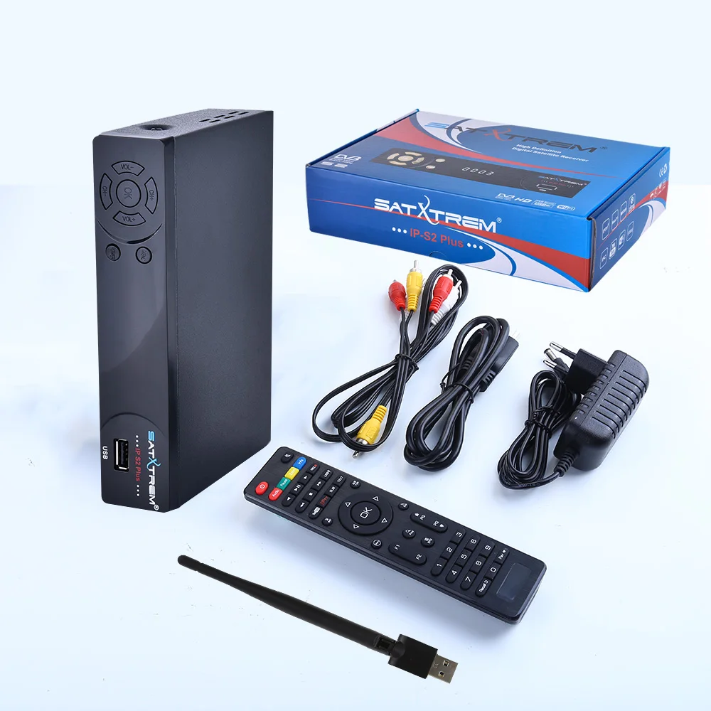 SATXTREM IPS2 спутниковый ТВ-приемник DVB-S2 HD+ USB Wi-Fi приемник Поддержка Европа cline Испания IP ТВ Декодер ТВ коробка