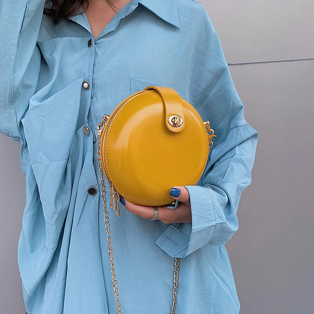 2019 women bag Fashion Eggshell Pure-Colour Cover Retro Shoulder Bag Coin Purse bolsa feminina sac main femme#G4 | Багаж и сумки