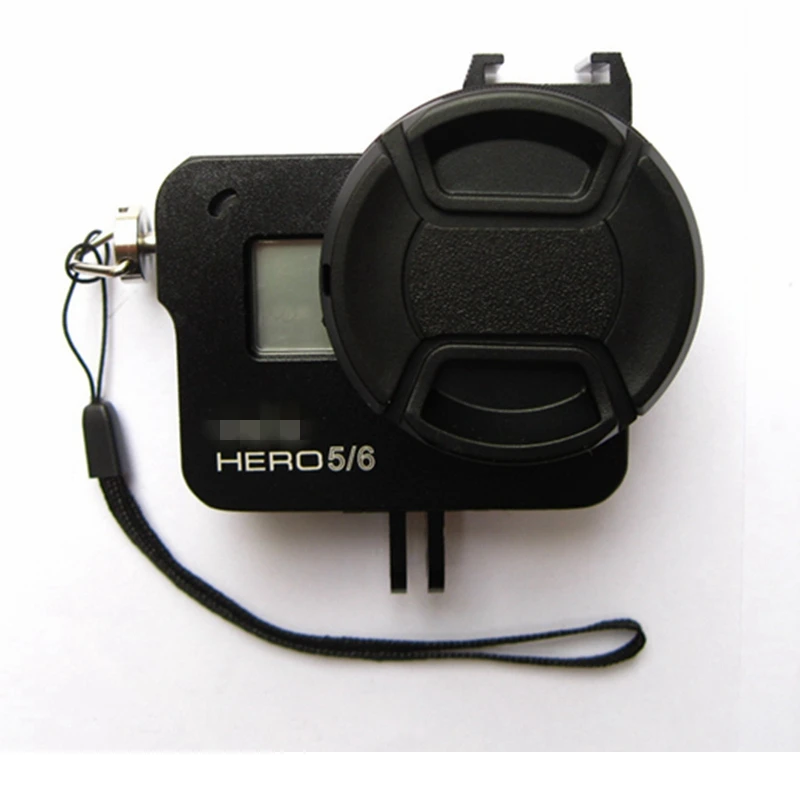Новый чехол с алюминиевой рамкой + крышка для объектива УФ фильтром Go pro 5