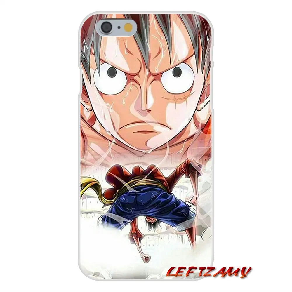 Мультяшный Один Кусок Луффи для iPhone X XR XS MAX 4 4s 5 5S 5C SE 6 S 7 8 Plus Аксессуары чехлы