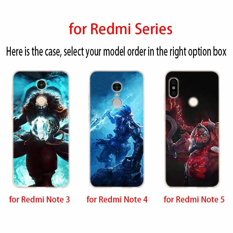 Shadow Fiend Dota 2 Модный мягкий чехол из ТПУ для Xiaomi Redmi Примечание 10 9 8 7 6 5 iPad Pro Max 10S 9S 9T 8T