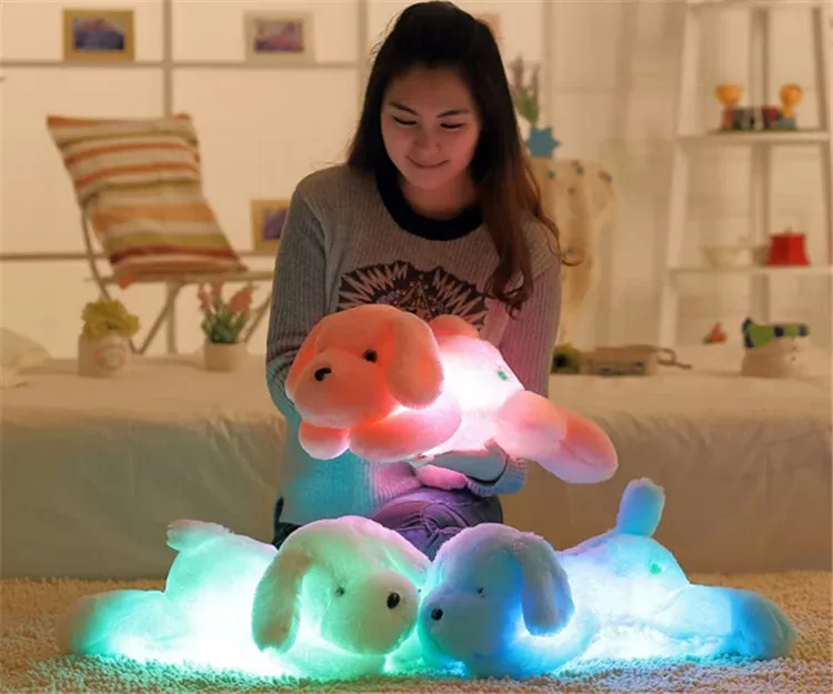 Милая красочная милая плюшевая игрушка со светодиодсветильник кой детские