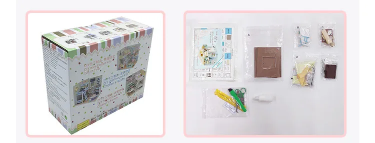 Детские игрушки Diy кукольный домик собирать деревянные Miniaturas кукольный дом мебель миниатюрный кукольный домик Головоломка Развивающие игрушки для детей