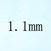 1.1mm 1000 шт 1А 0,8~ 3 мм белый кубический цирконий камень круглой формы Европа машина отрезать свободные CZ синтетический драгоценный камень для ювелирных изделий - Цвет: 1.1mm