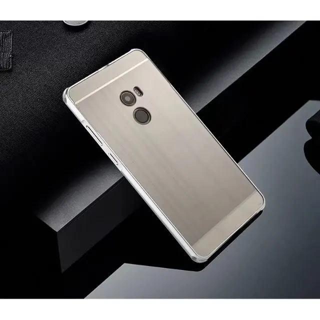 Гальванический Алюминиевый металлический бампер для Xiaomi 6/Mix2/note3/Redmi NOTE 4X чехол PC задняя крышка противоударный чехол для телефона