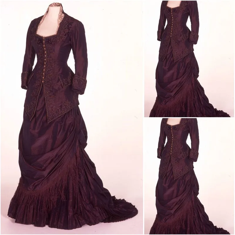 

SC-1020 Victorian Gothic/Vintage Dress Halloween Theater dress Custom made
