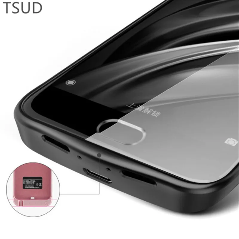 5500 мА/ч чехол для зарядки аккумулятора большой емкости xiaomi mi 6 внешний портативный беспроводной зарядный