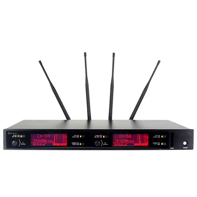 Sinbosen UHF двойная Беспроводная микрофонная система для выступлений цифровой УВЧ