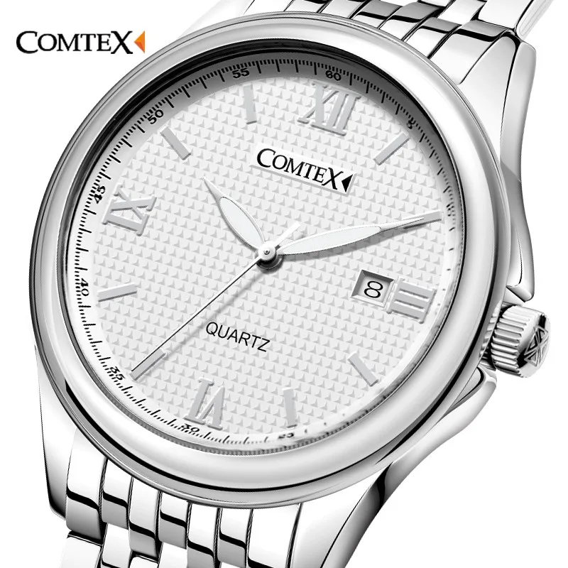 Comtex Бизнес Для мужчин Часы известного бренда роскошные часы Китай S кварцевые