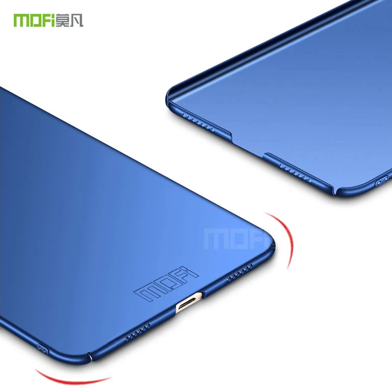 Роскошный тонкий жесткий чехол для xiaomi redmi 5 MOFi plus однотонный защитный чехлы