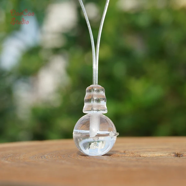 10mm 12mm 14mm Crystal Guru Bead Clear Quartz Stone Beads Mala Japa Bracelet Jewellry Findings DIY Accessories |