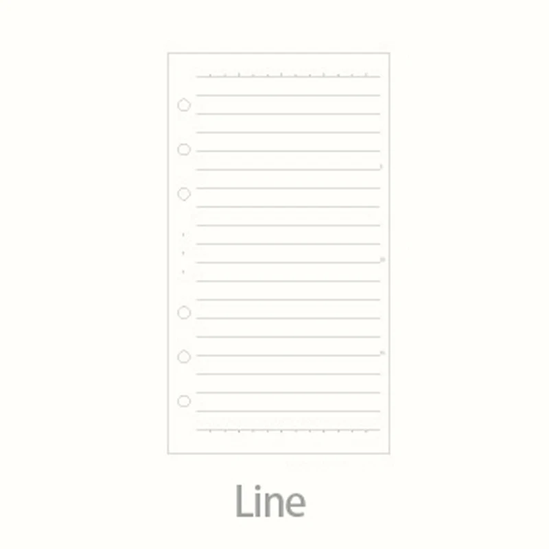 Line Горячая А5 бизнес ручной работы Войлок планировщик вкладыш путешествия Обложка Блокнот Журнал-дневник защелкивающийся бандаж на пуговицах - Цвет: Line