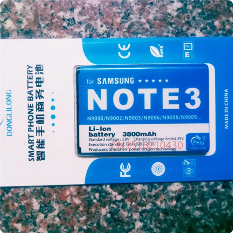 Аккумулятор B800BE/B800BC для Samsung Galaxy Note 3 N9000 N9005 N9002 N9008 N9009 N9006 N900 3800 мАч|battery for samsung|battery