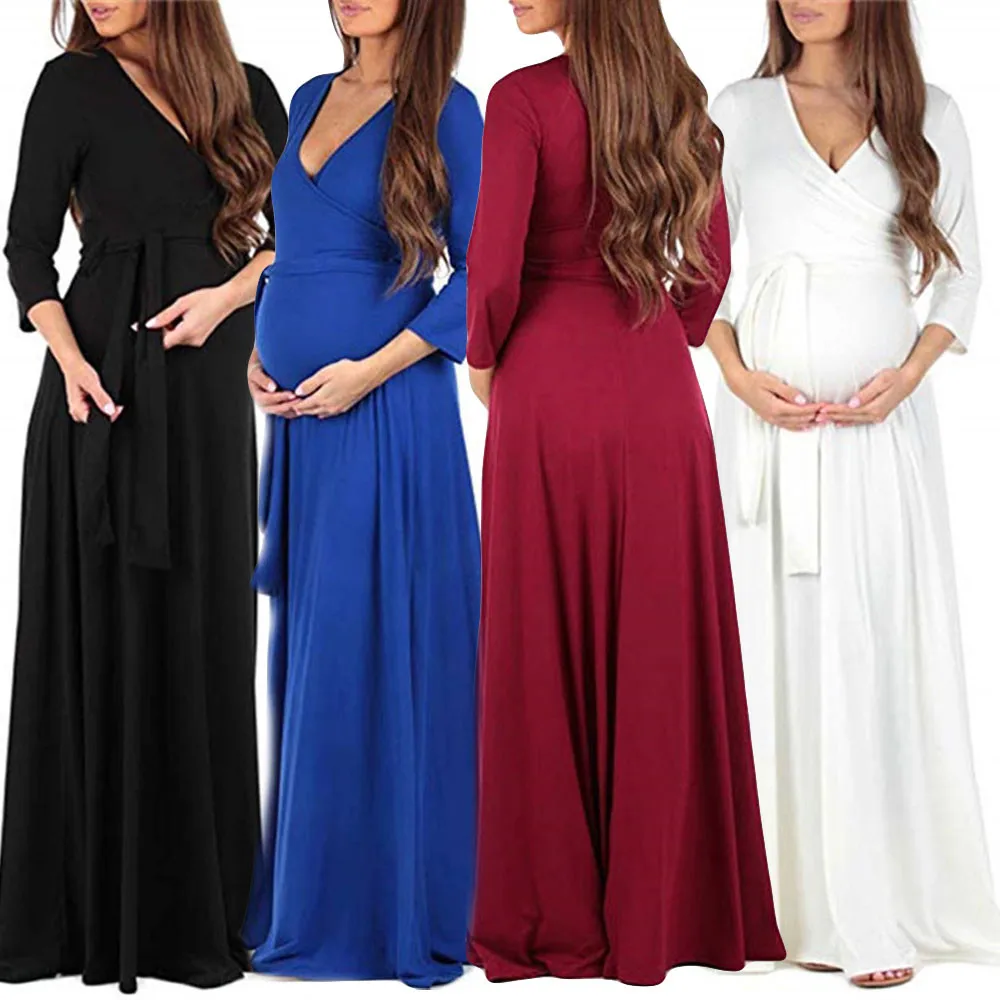 Платья для беременных женщин модная одежда платье с регулируемым ремнем