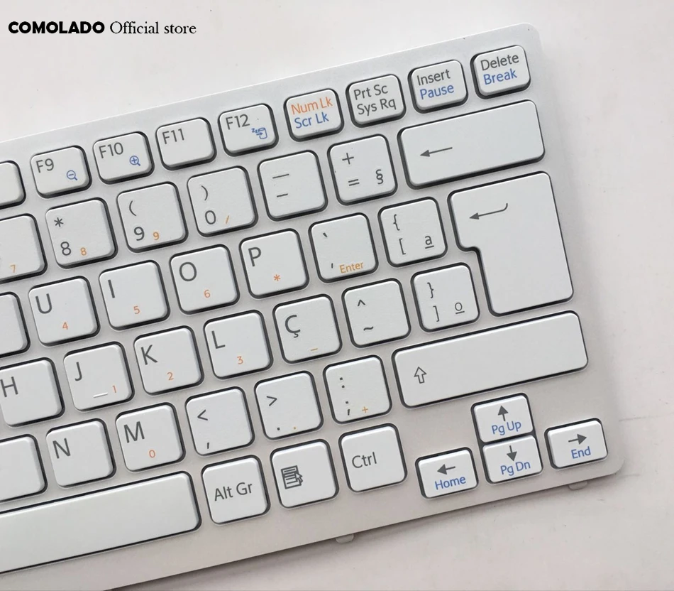 TR Турецкая клавиатура для Sony Vaio SVE 14 SVE14 SVS14 SVE14A с подсветкой черно белой рамкой