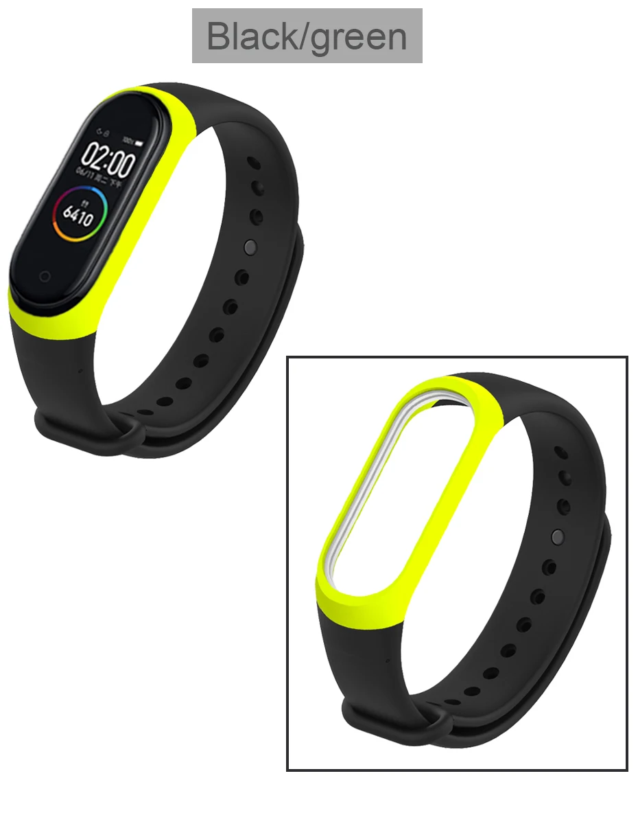 Mi Band 4 ремешок спортивные силиконовые часы браслет mi band 3 ремешок аксессуары mi Band 4 браслет smart для Xiaomi mi band 4 ремешок