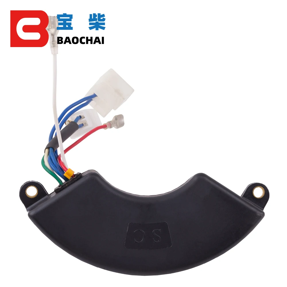 Three phase avr 5kw 7.5kw gasoline Parts automatic adjustable voltage regulator petrol Generator stabilizer 380v 8 wires