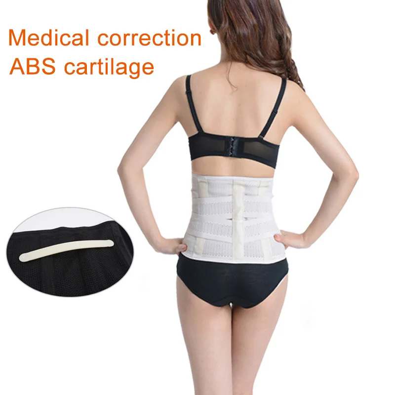 

Hot Elastic Corset Back Brace Support Belt Waist Orthopedic Posture Back Belt Correction Abdominal DO2