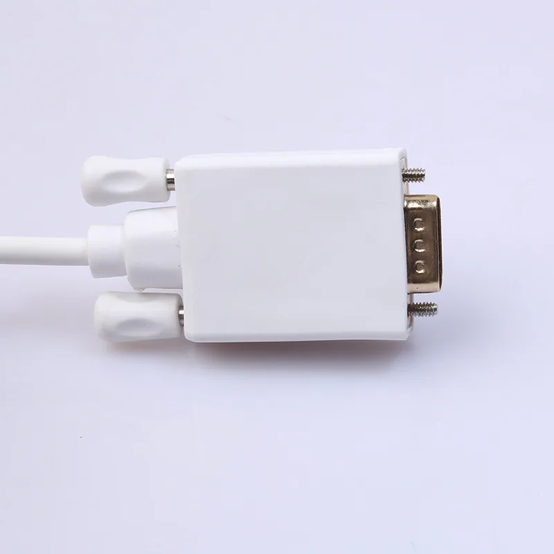 250 шт./лот * интерфейс Thunderbolt мини порт дисплея для vga Mini DP к VGA папа MFI кабель адаптер