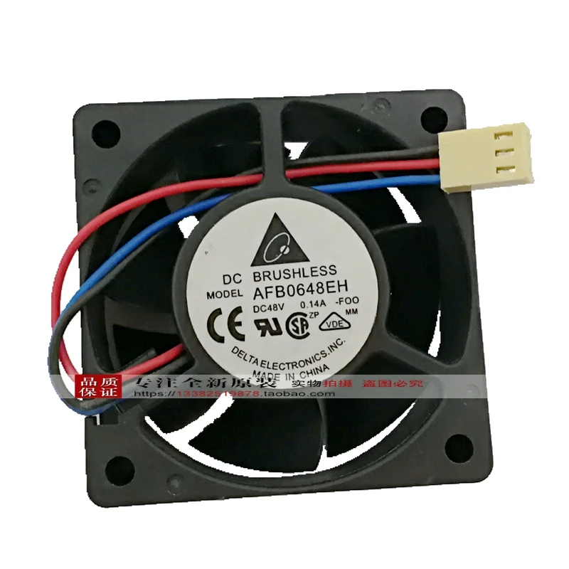 Новый Дельта AFB0648EH 6025 48V 0.21A 6 см и 4-мя линиями высокий объем воздуха вентилятор охлаждения