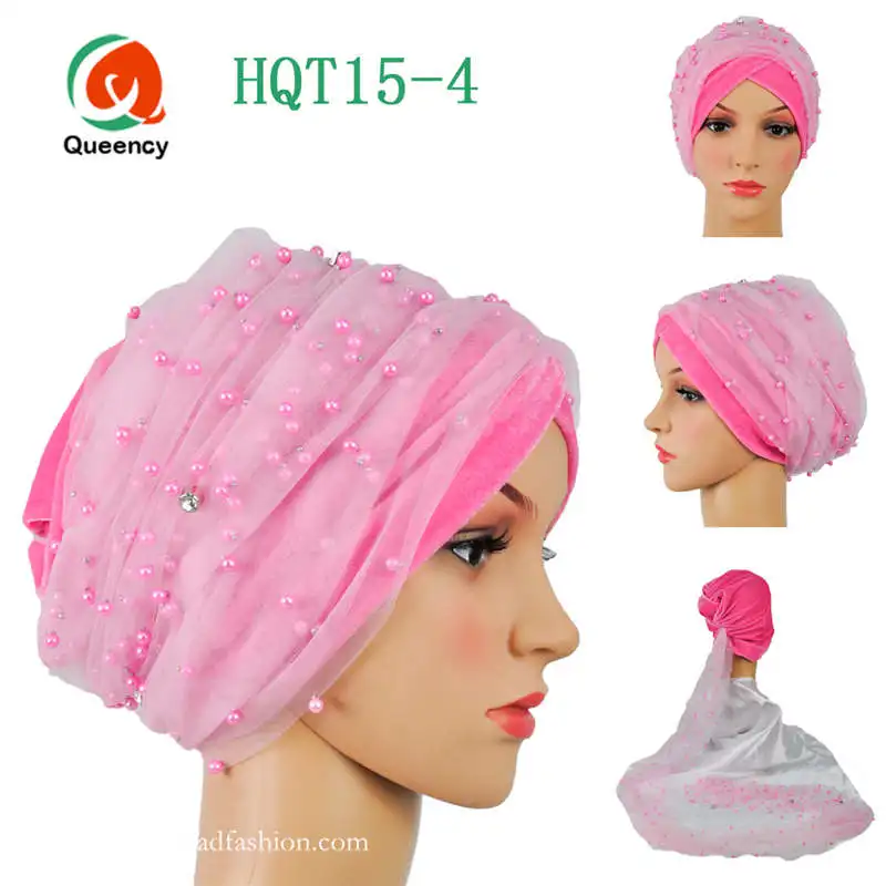 Африканские Alreadty галстук многоцветный Африканский тюрбан в стиле геле бисером