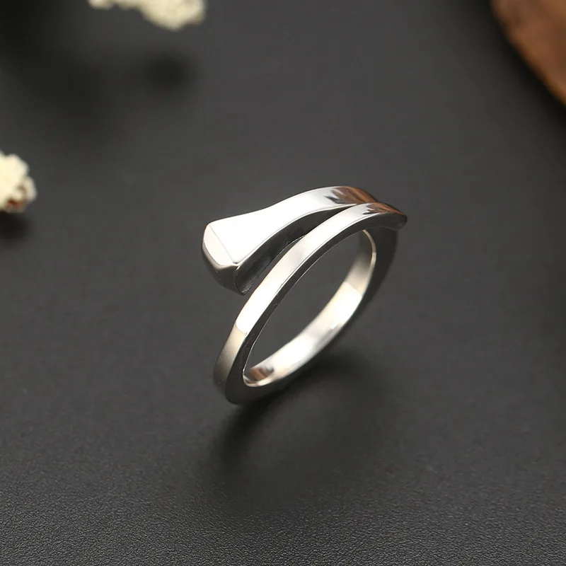 Женское регулируемое кольцо из серебра 100% пробы R012 | Украшения и аксессуары