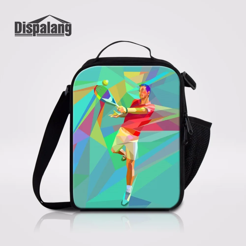 Dispalang спортсмен игрок печать термальный ланчбокс для пикника сумка еды кулер