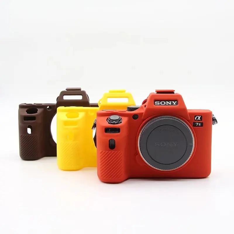 Новый мягкий силиконовый чехол для камеры Sony A7 II A7II A7R Mark 2 резиновый защитный
