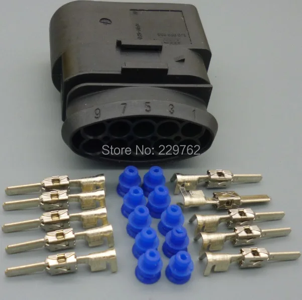 100 комплектов 1J0 973 835 Автомобильная фара штепсельная вилка 10 pin Авто