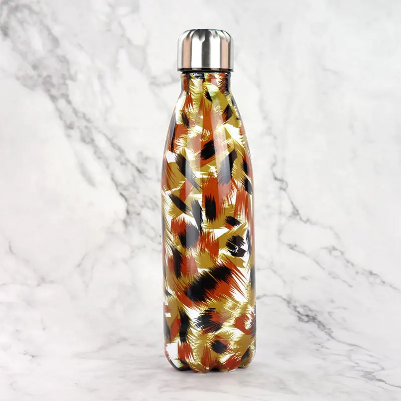 K08 24 цвета, бутылка для воды без бисфенола, термос для кофе, бутылка из нержавеющей стали, бутылка для пива, чая, напитков, портативная, для путешествий, Спортивная, Изолированная чашка - Цвет: K08