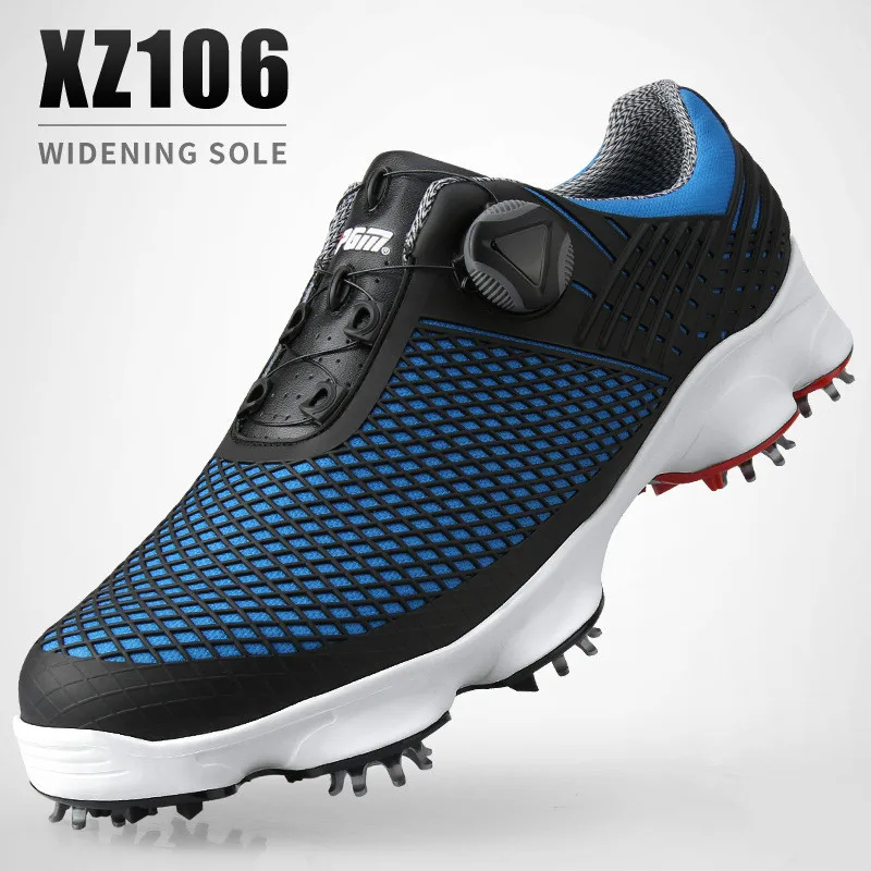 

PGM Golf Shoes Men's Waterproof Breathable Sports Shoes Rotary Shoelaces Patented Side Slip-proof Shoes Golf