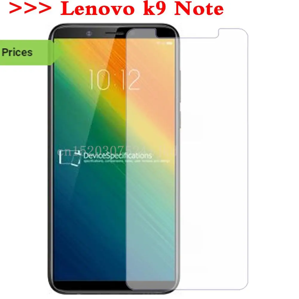 Фото 2.5D 9H закаленное стекло для Lenovo k9 Note Защитная пленка для экрана прозрачная защитная пленка для Lenovo k 9 Note стекло №2