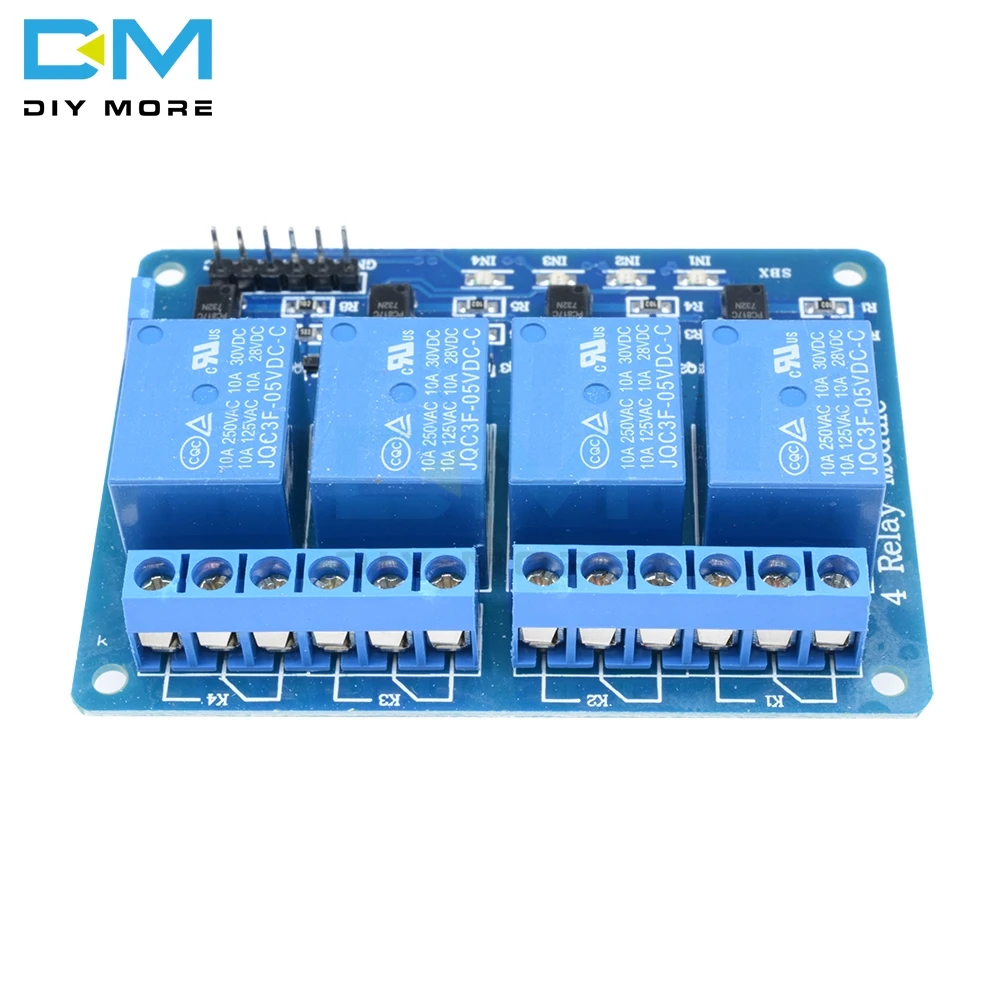 5 в 4 Канальный Релейный Модуль щит управления каналами реле для модуля ArduinoRelay с