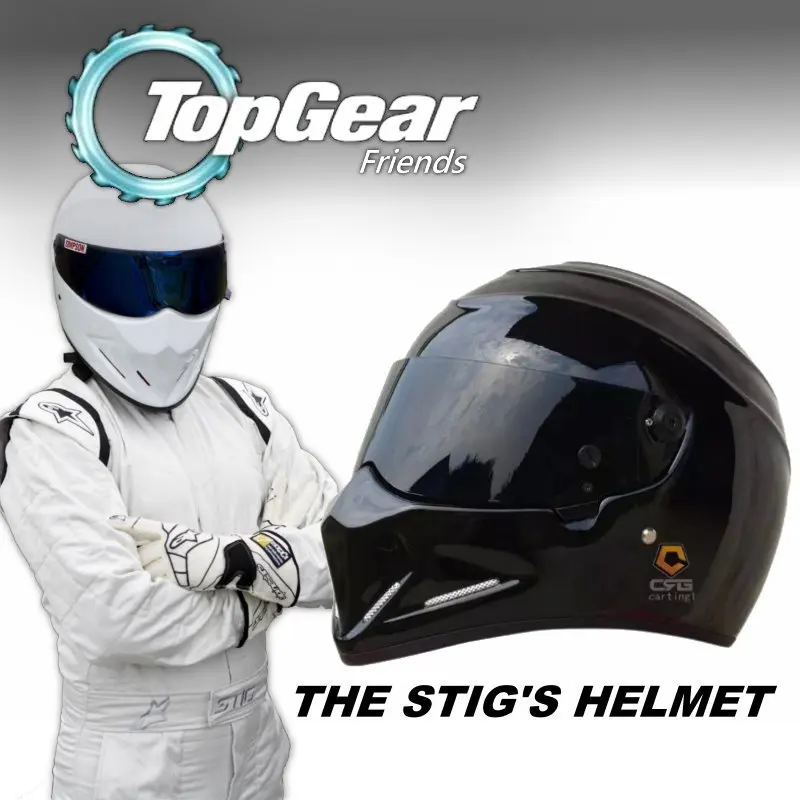 Для TopGear шлем Стига/TG Коллекционные/как Симпсон свинья/мотоциклетный шлем/черные