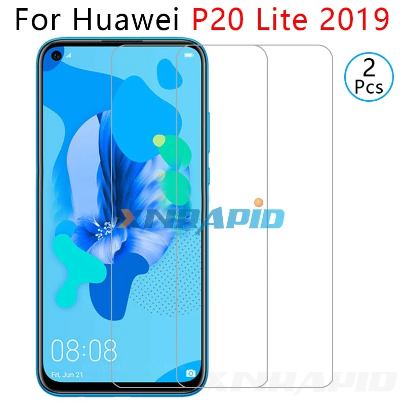 2 шт стекло для huawei p20 lite 2019 закаленное Защита экрана p20lite световая пленка телефона