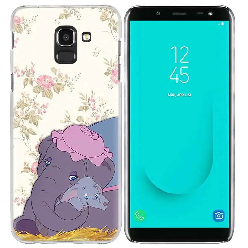 02 Анимация Дамбо чехол КРЫШКА ДЛЯ samsung Galaxy A50 A70 A60 A40 A30 A20e A10 A9 A8 A7 A6 A5 J8 J7 J6 J5 J4 Plus Prime - Цвет: 02