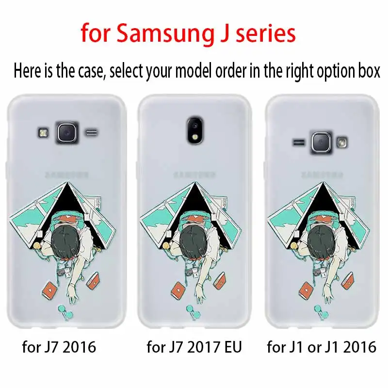 Модный чехол для телефона в японском стиле девушек Samsung Galaxy j6 J8 J7 J5 J3 J4 Plus 2018 2017 2016