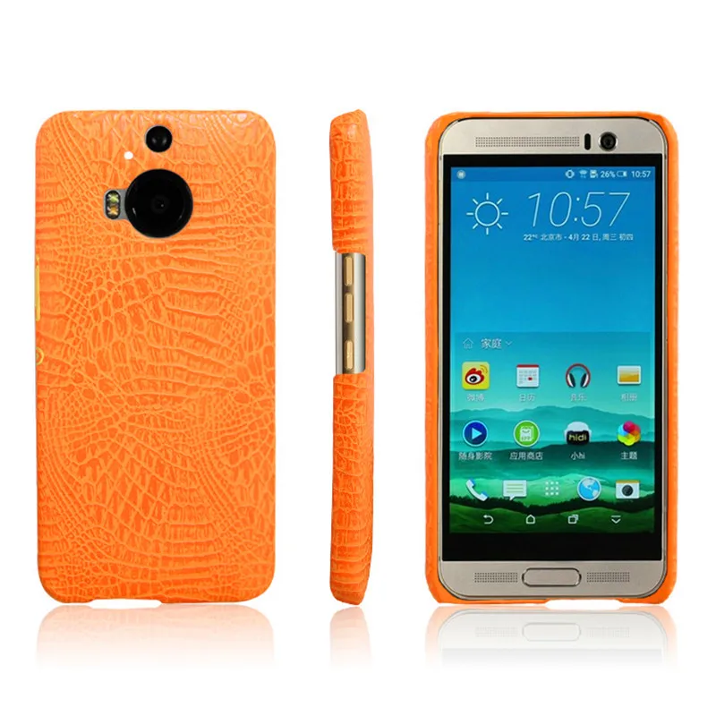 Для HTC M9 Plus + M9Plus чехол с крокодиловым рисунком Жесткий для телефона из ПК