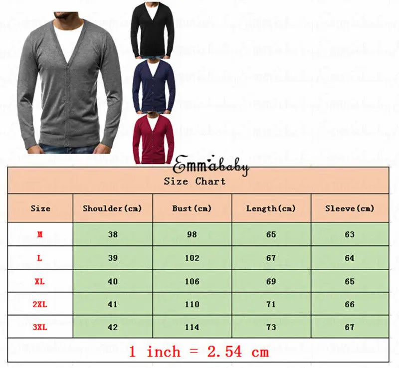 Мужской трикотажный свитер с длинным рукавом облегающий треугольным вырезом и