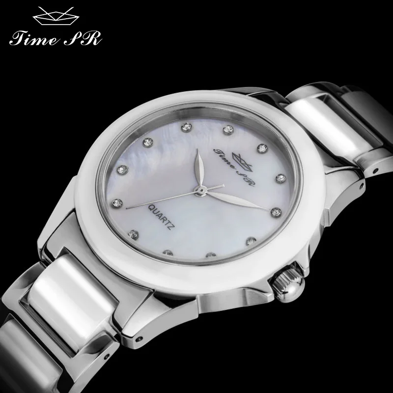 JIME PR часы женщины Простой кварцевые Водонепроницаемость элегантные для девушку
