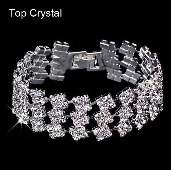 Марка дизайнер новый горячий продавать очаровательная невеста свадьба кристалл