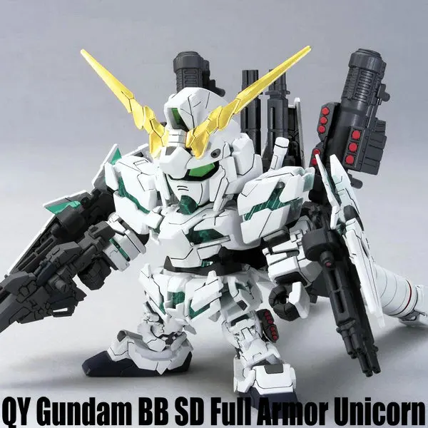 Японские фигурки аниме Gundam SD BB полноэкранная фигурка единорога пластиковые